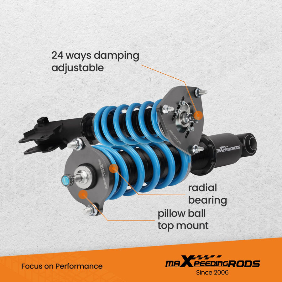 MaXpeedingrods T6 Advanced Series 24-ASKELEN Coilover Madalluspaketti Mitsubishi Eclipse 2000-2005