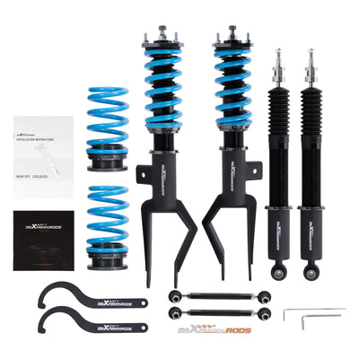 MaXpeedingrods T6 Advanced Series 24-tason säädettävä iskunvaimennus Coilover-jousitusyksikkö Tesla Model 3 2017+, AWD