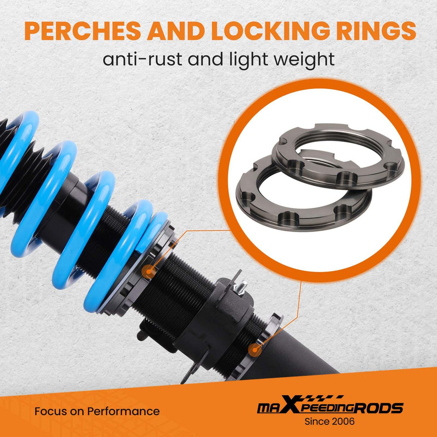 MaXpeedingrods T6 Advanced Series Coilover-jousitus Nissan 350Z Z33 Coupe Roadster 03-08