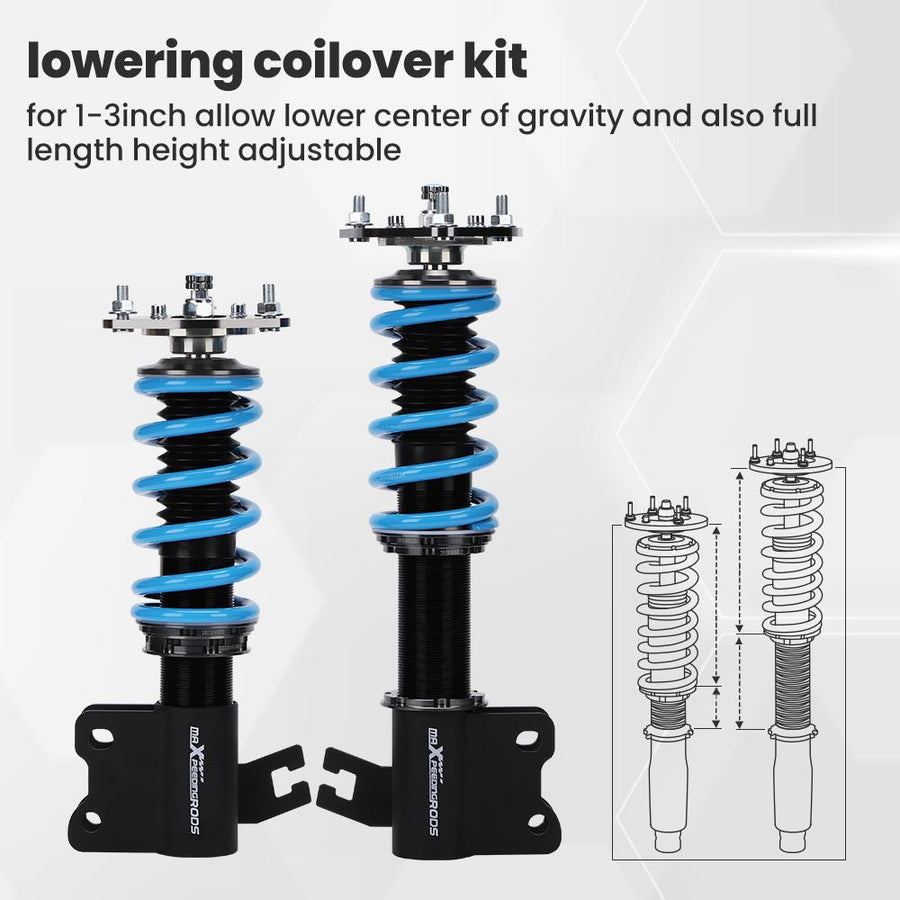 MaXpeedingrods T6 Advanced Series Säädettävä Coilover-alustasarja, Nissan S14 1994-1998