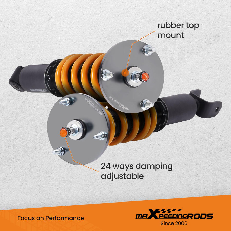 MaXpeedingrods T6 Advanced Series 24-tason säädettävät Coiloverit Toyota Supra 1993-2002 JZA80 RZ RZ-S SZ SZ-R