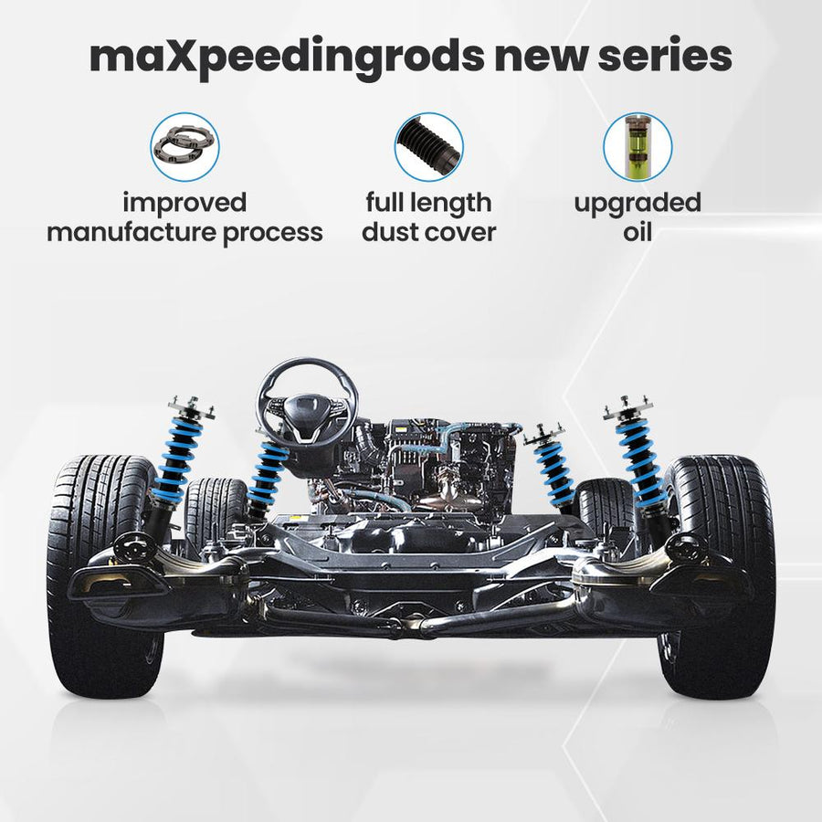 MaXpeedingrods T6 Advanced Series Säädettävä coilover (yksittäinen) Toyota Corolla E90 E100 E110 AE92 AE101 AE111