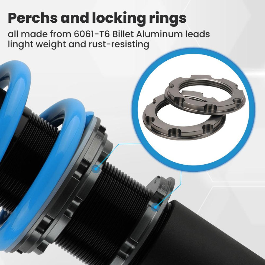 MaXpeedingrods T6 Advanced Series Säädettävä coilover (yksittäinen) Toyota Corolla E90 E100 E110 AE92 AE101 AE111