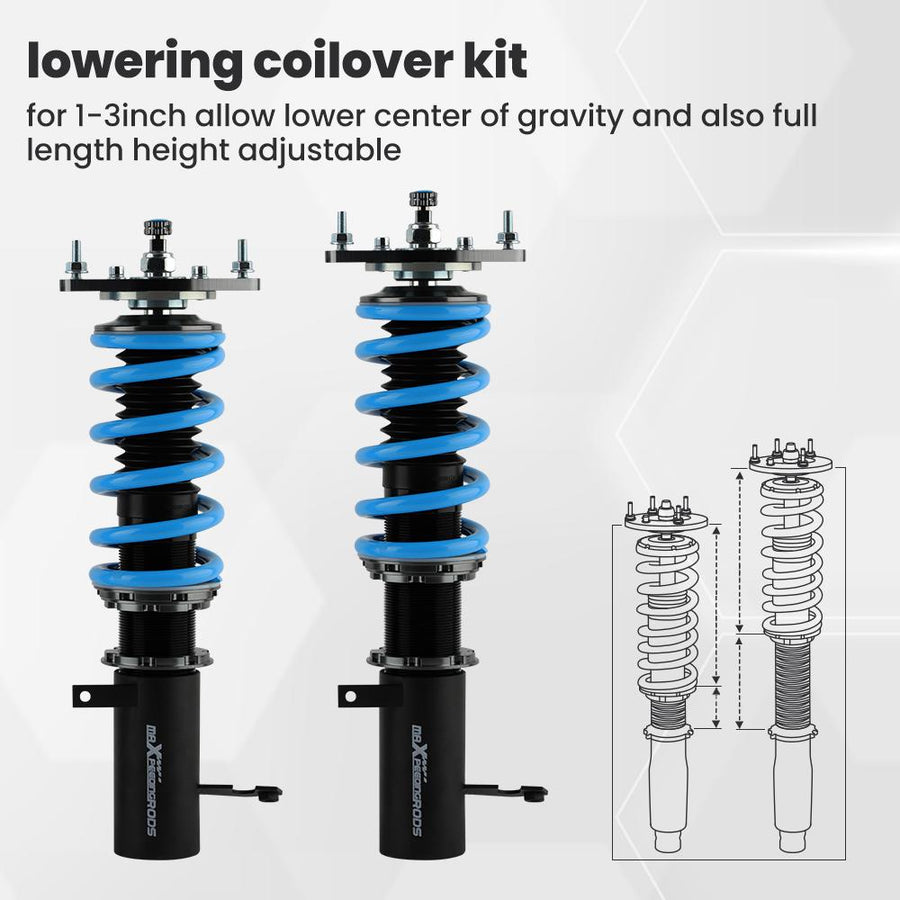 MaXpeedingrods T6 Advanced Series Säädettävä coilover (yksittäinen) Toyota Corolla E90 E100 E110 AE92 AE101 AE111