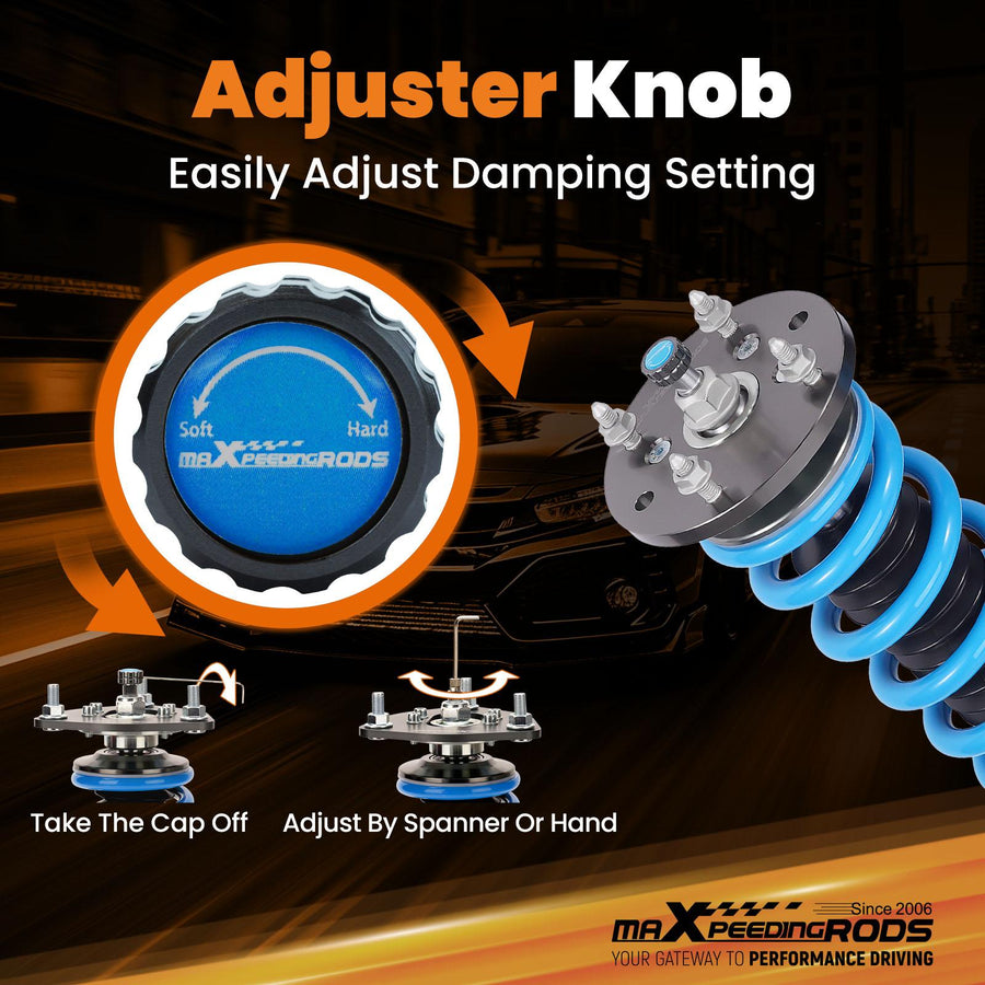 MaXpeedingrods T6 Advanced Series Coilover-alustasarja Jaguar XF 2007-2015, säädettävä