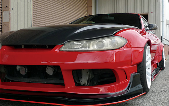 Origin Labo +75mm Takalokasuojat Toyota Chaser JZX100 (Ovi lisäosilla)