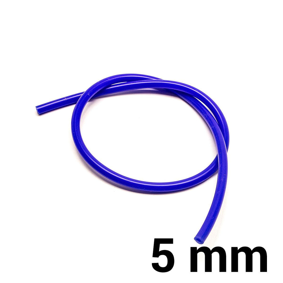 Silikoniletku 5 mm - Sininen