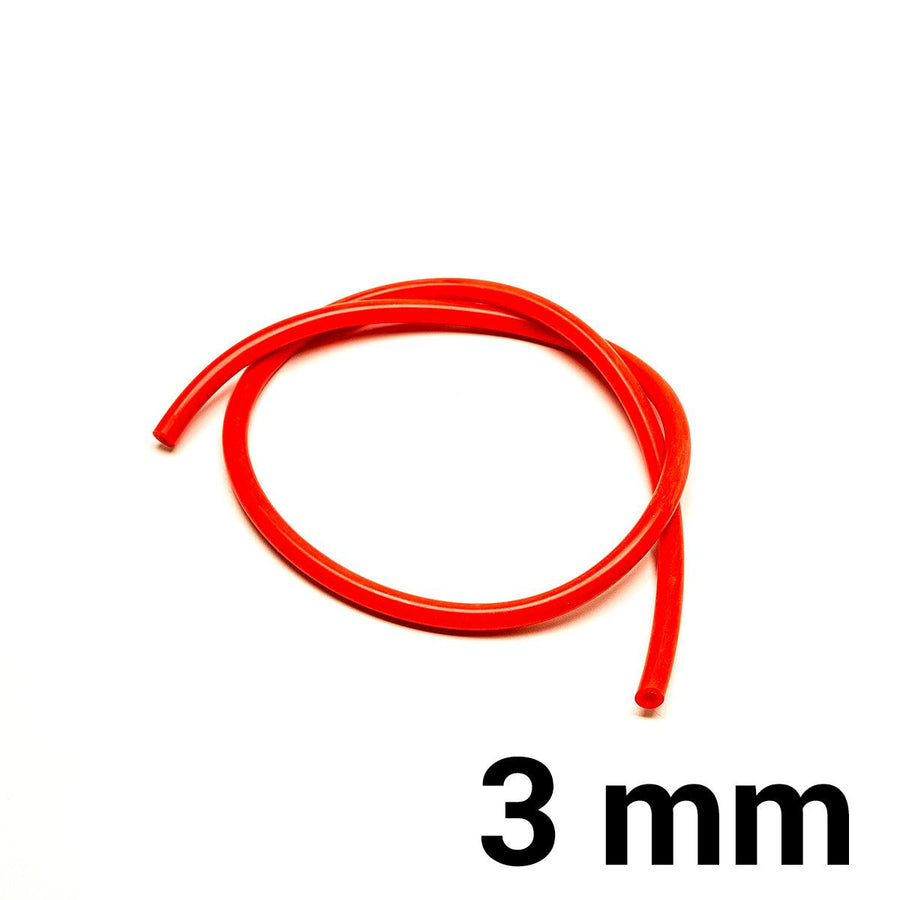 Silikoniletku 3 mm - Punainen