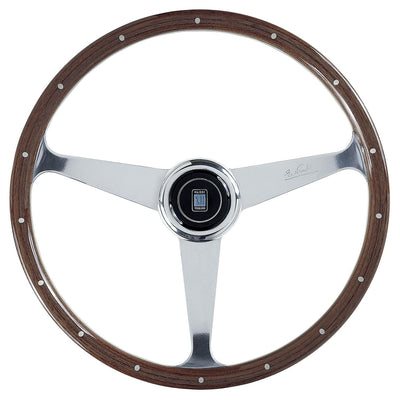 Nardi "Anni 50" Ratti, Puu, Kromatut Puolat, 45 mm Syvyys, Ø38 cm