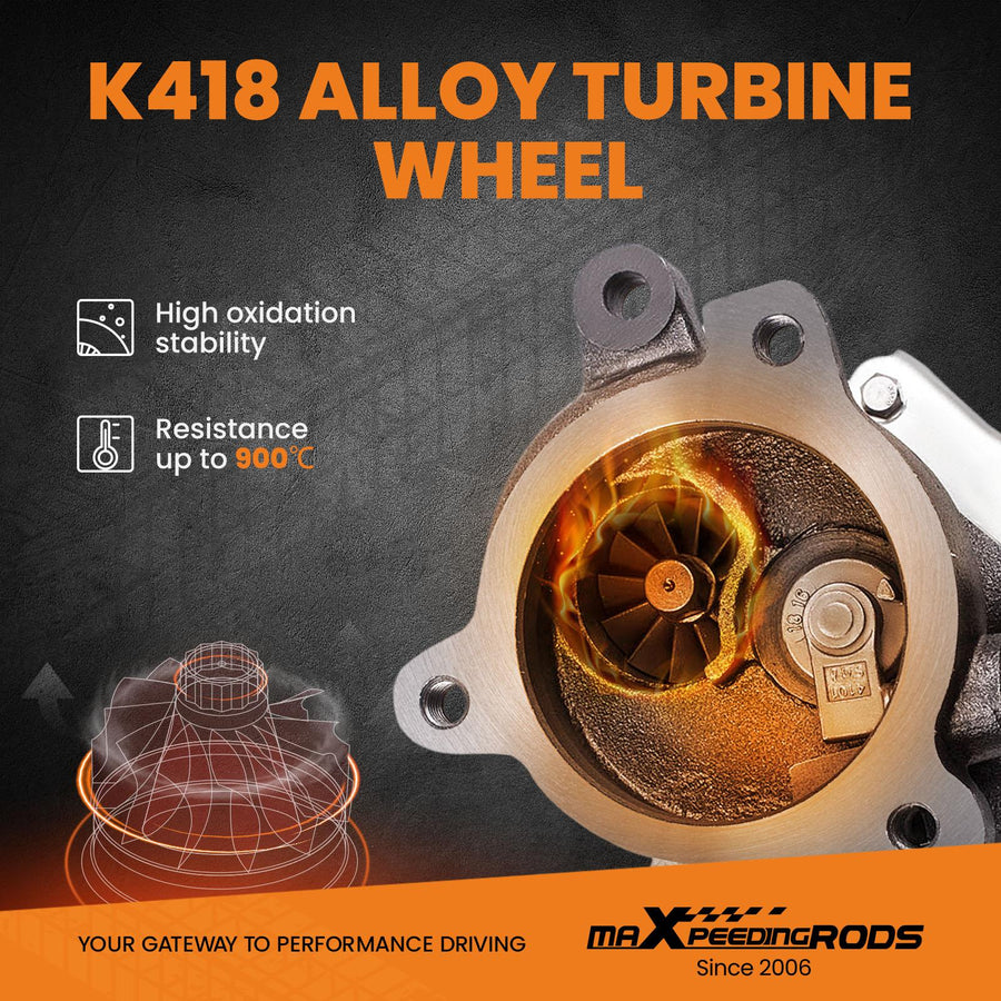 Turboahdin K04 023 Audi S3 1.8L 53049700023 06A145704Q 1999-2003