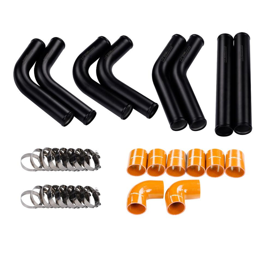 T3/t4 Turbo Kit 350hv + hukkaportti + välijäähdytin + putki + BOV + öljyputki, 10 kpl