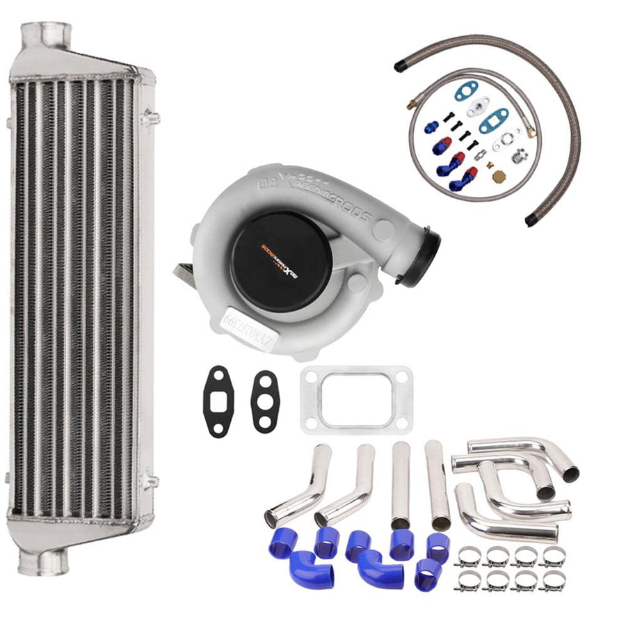 T04E Universal Turbo t3 laippaputki, bov-sovitin, hukkaportti Turboahdin-sarja