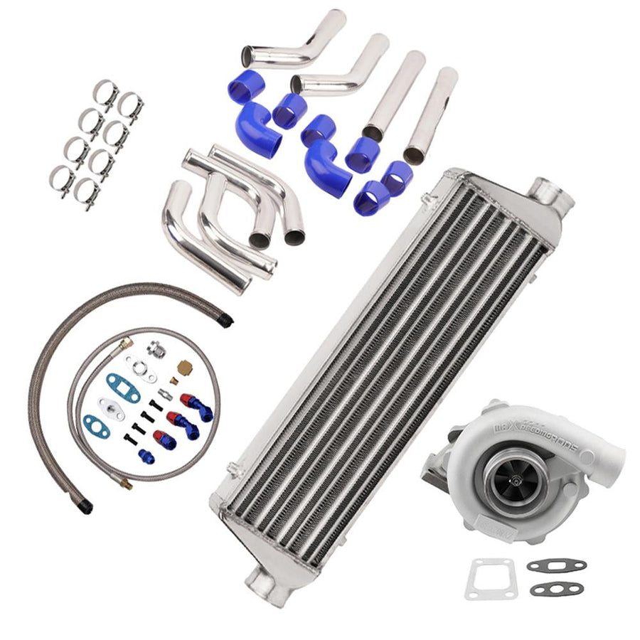 T04E Universal Turbo t3 laippaputki, bov-sovitin, hukkaportti Turboahdin-sarja