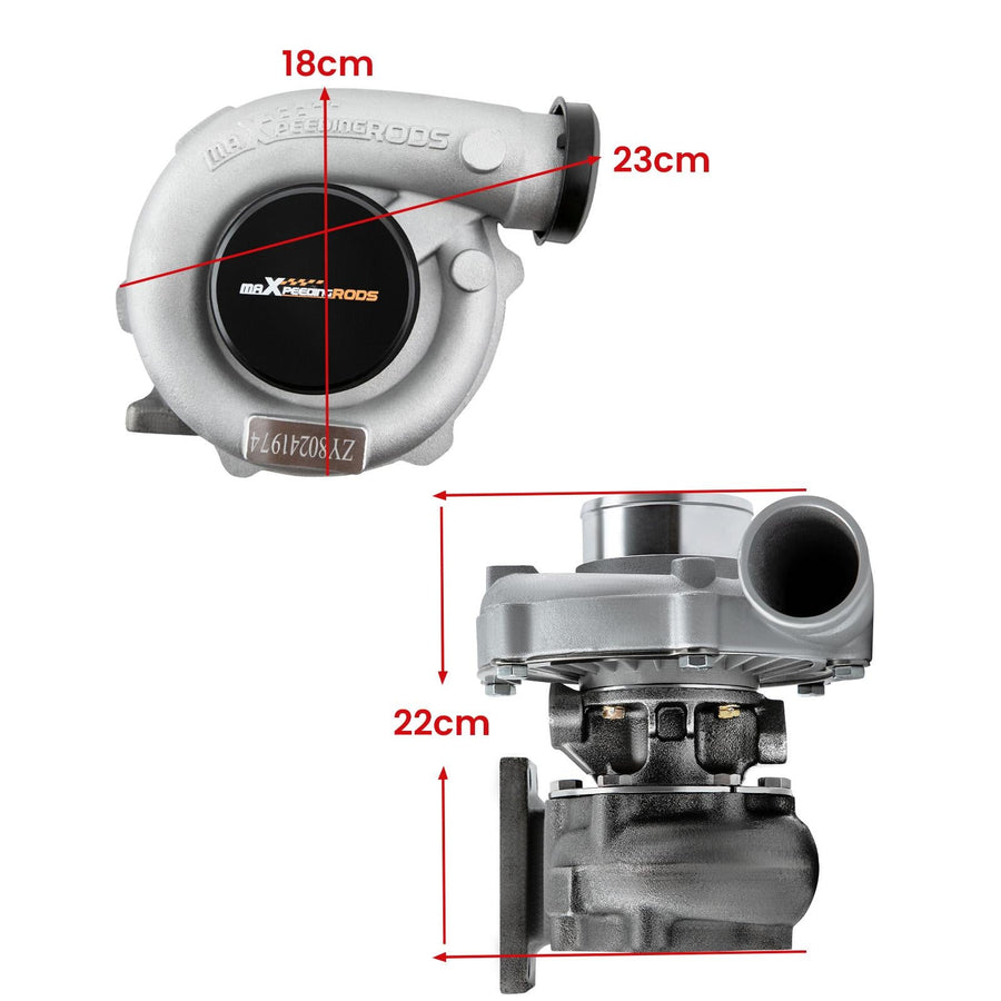 Billet kompressorin pyörä T3 T04E katuversio Turboahdin jopa 400+ hv .57 A/R pakoaukon turbiini yleismalli