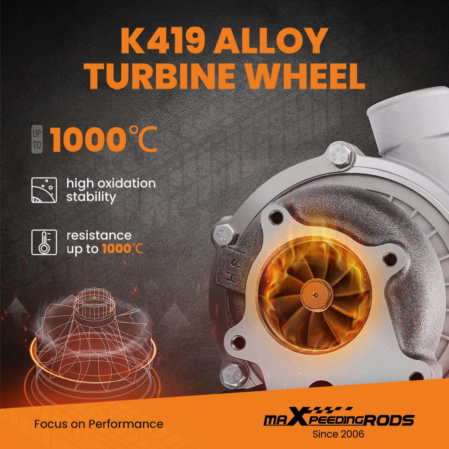 Billet kompressorin pyörä T3 T04E katuversio Turboahdin jopa 400+ hv .57 A/R pakoaukon turbiini yleismalli