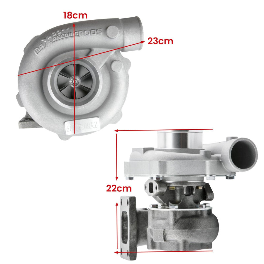 T3/T4 T04E universaali turbo – T3 5-pulttinen laippa