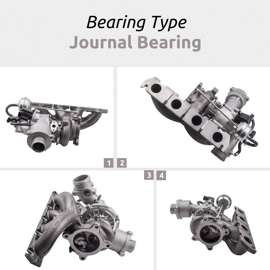 Turboahdin Audi A4 A5, VW Volkswagen 2.0 TFSI 2009-2012 Quattro 06H145702L 06H145701Q