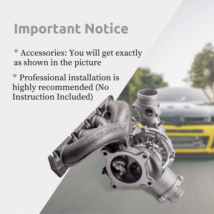 Turboahdin Audi A4 A5, VW Volkswagen 2.0 TFSI 2009-2012 Quattro 06H145702L 06H145701Q