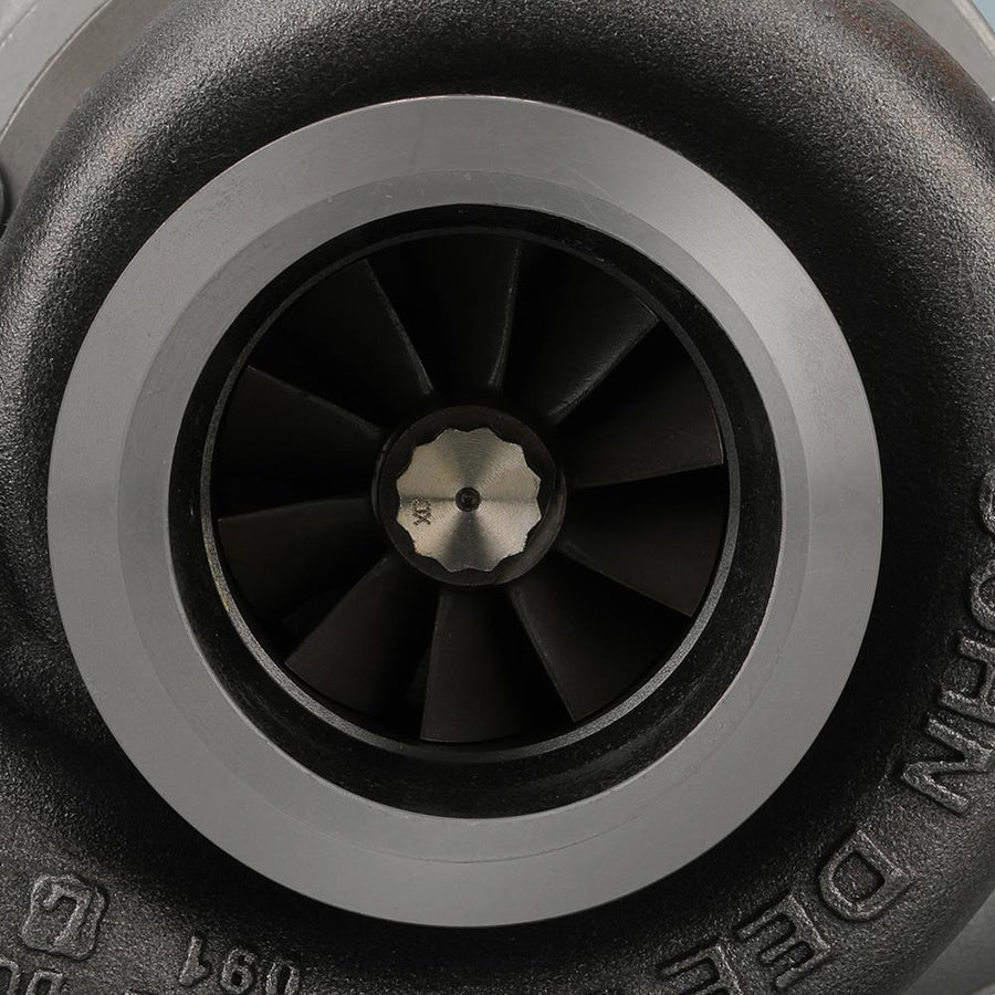 Turboahdin SX S300SX3 Twin Scroll A/R .91, 66 mm induktori, öljyjäähdytys V-laippa