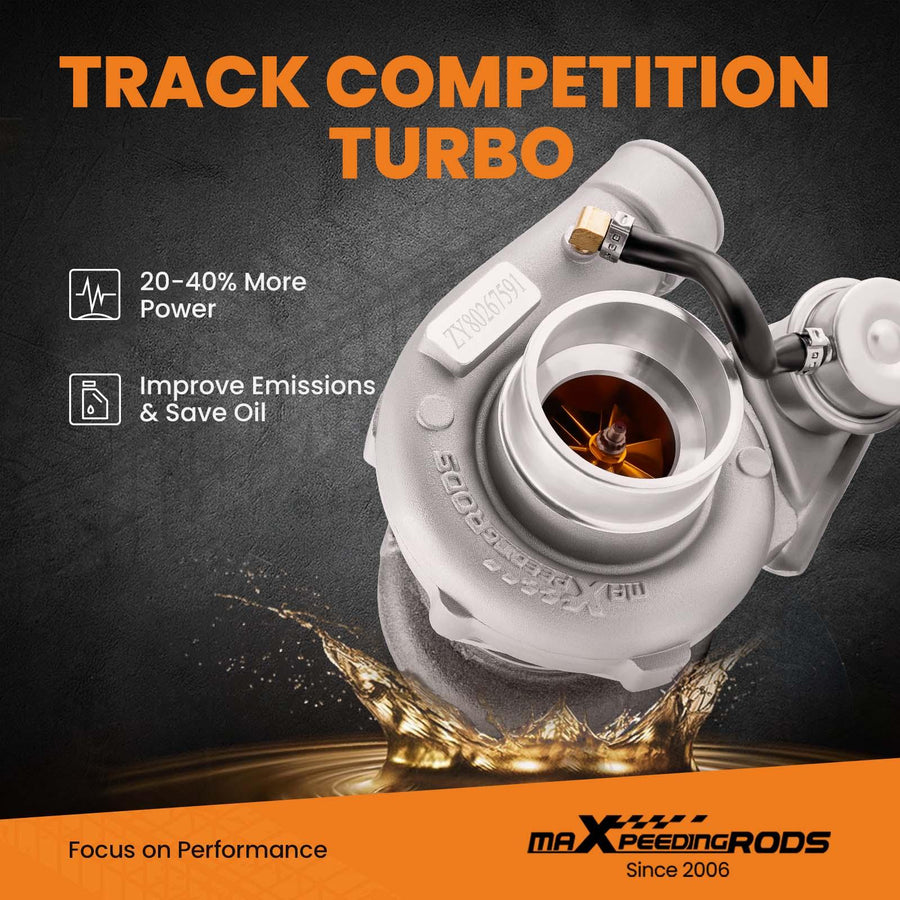 Billet kompressorin pyörä T25 laippa GT2871 GT2860 katuversio Turbo A/R .64 Turboahdin toimilaitteella