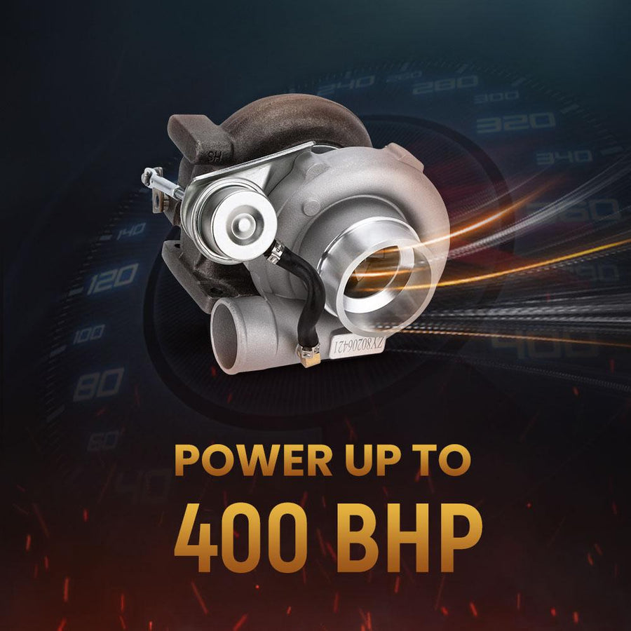 GT2871 GT2860SR20 Päivitys Turboahdin 350 hv, 0.6 A/R, 0.64 A/R, 5-pulttinen laippa, universaali öljy- ja vesijäähdytys