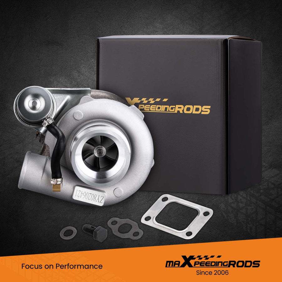 GT2871 GT2860SR20 Päivitys Turboahdin 350 hv, 0.6 A/R, 0.64 A/R, 5-pulttinen laippa, universaali öljy- ja vesijäähdytys