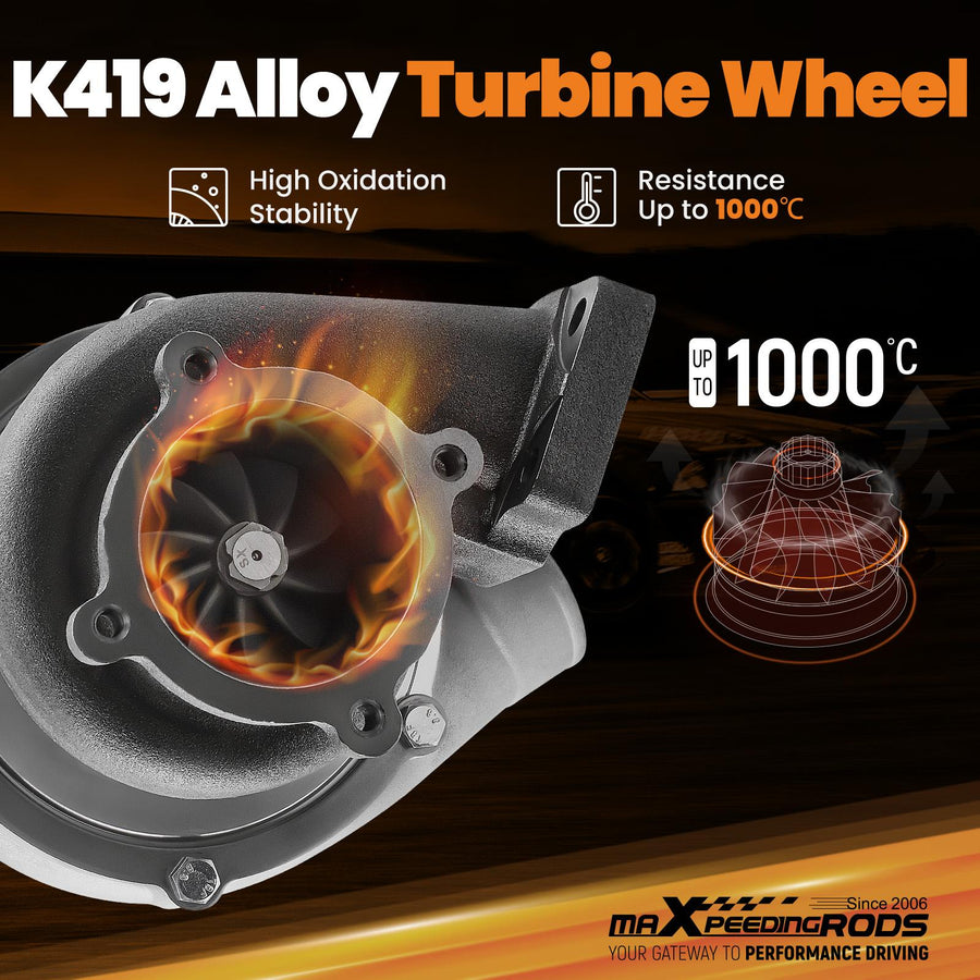 GT3582 Billet Turbo, Päivitetty 600 HP
