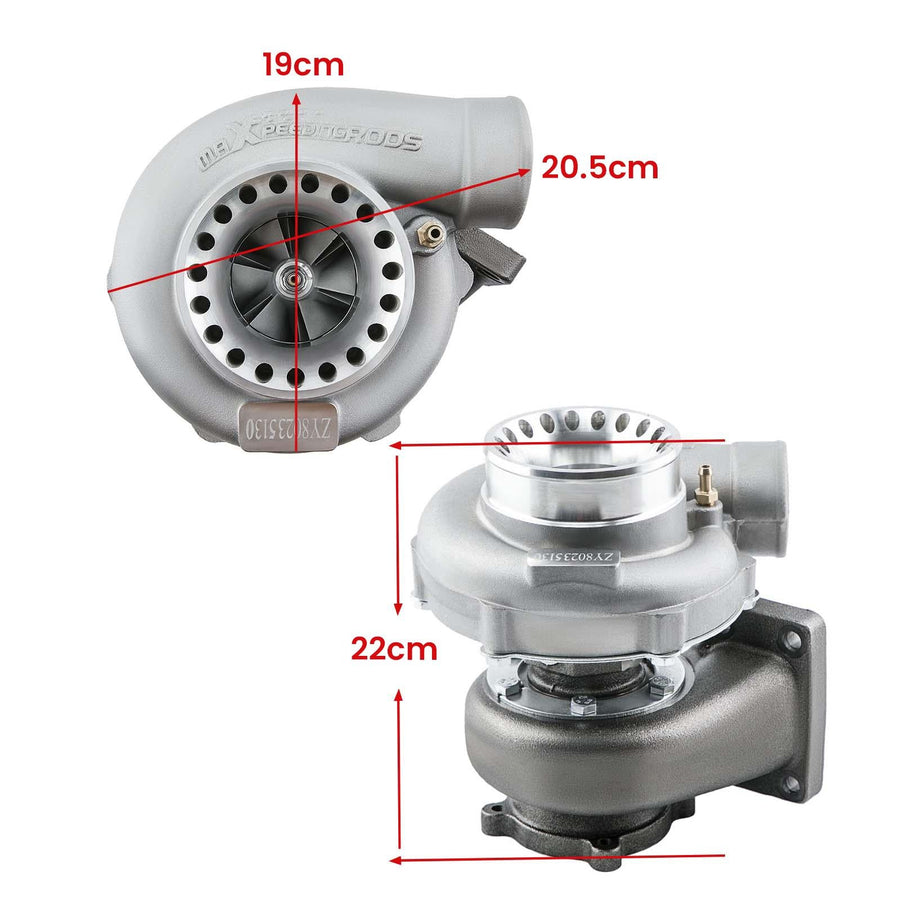 GT35 / GT3582 Turboahdin T3 A/R 0.70 / 0.63 – Jopa 600 hv (Anti-Surge)