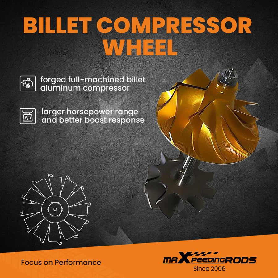 GT1446V Billet-kompressorin pyörä Turboahdin Vauxhall Opel Mokka, Astra J 1.4 781504