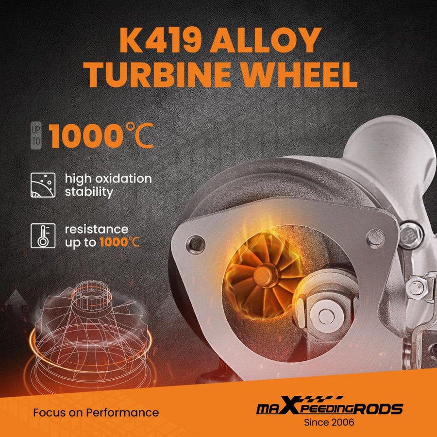 Turboahdin Billet-kompressorin pyörä Turbo Mini Cooper S R55 R56 R57 1.6 L 11657647003