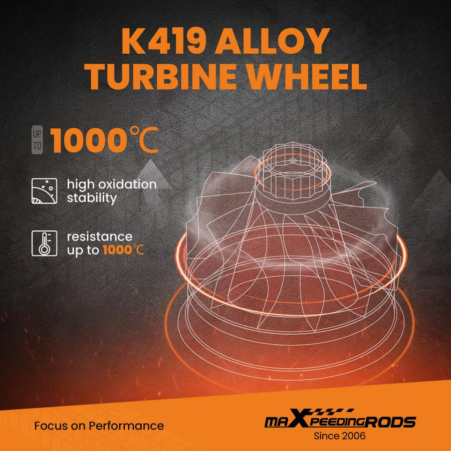 K04-001 Turbo – Audi / VW / Seat / Skoda 1.8T | K03S-päivitys, Billet-pyörä