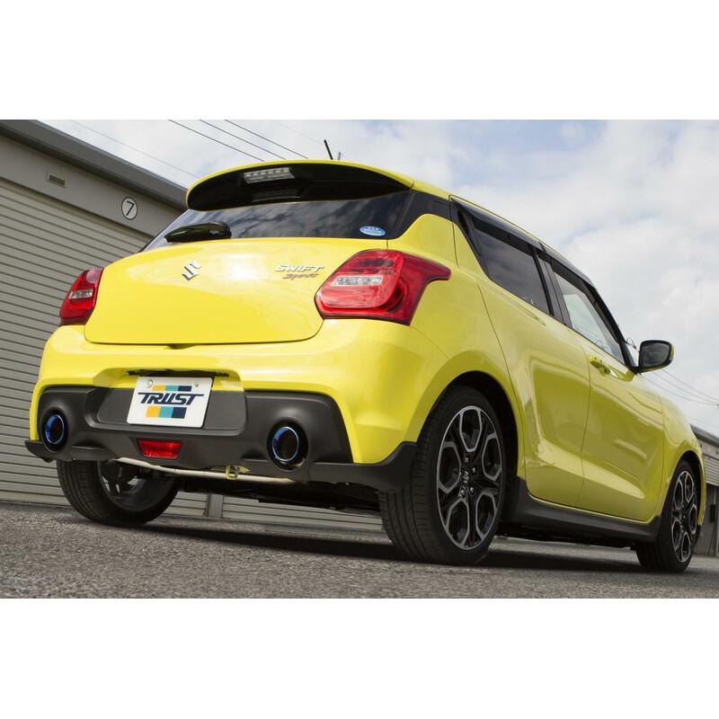 GReddy Comfort Sports GT Slash Äänenvaimennin + Keskiputki Suzuki Swift Sport ZC33S(2017+)