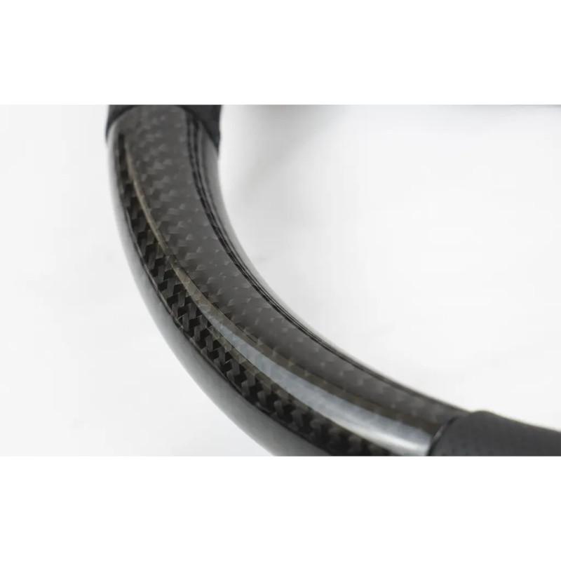 GReddy Sports "Real Carbon" Ratti (47 mm syvyys), mustat puolat - 340 mm