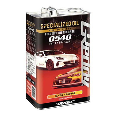 GReddy 0540 Specialized 5W-40 Moottoriöljy FA20 & FA24 (5L, GT86/GR86 & BRZ)