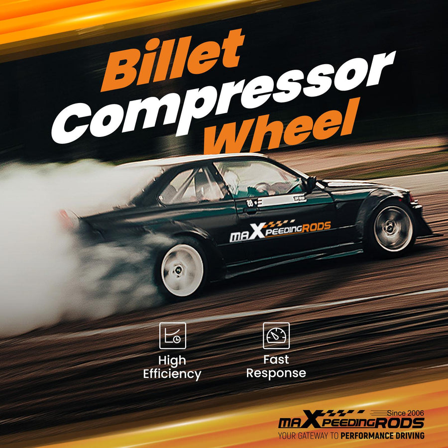 T25 Kaksoiskuulalaakeroitu Billet Turbo 0.70 AR 350B-660HP Yleismallinen 1.4L-3.0L moottoreille