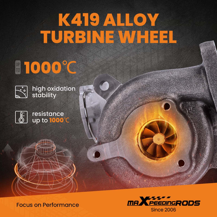 Billet kompressorin pyörä Turboahdin Audi A4, A6, Skoda Superb, VW Passat 2.0/1.9 TDI AFV/AWX 717858
