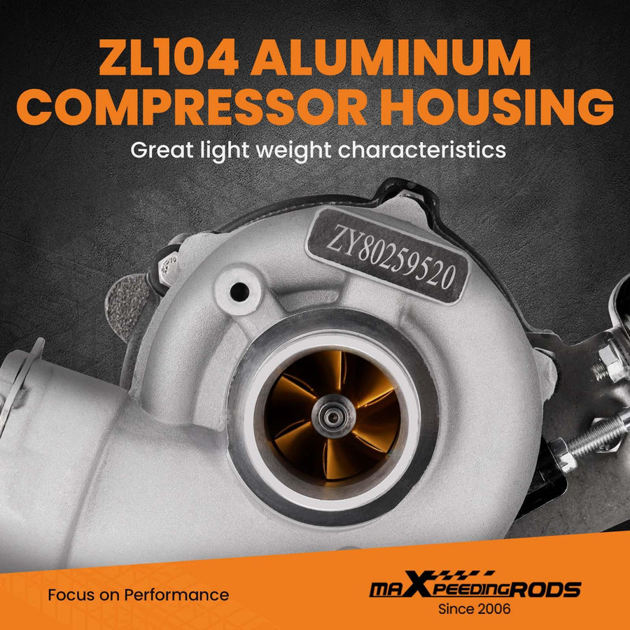 Billet kompressorin pyörä Turboahdin Audi A4, A6, Skoda Superb, VW Passat 2.0/1.9 TDI AFV/AWX 717858
