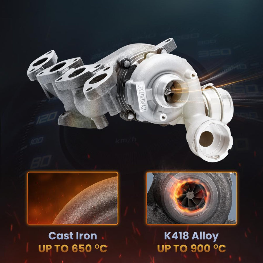 Turbo VW Golf, Audi A3, Seat, Skoda 140 hv, 103 kW 2.0 TDI BKD, BKP, AVZ
