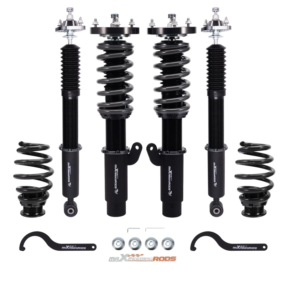 Maxpeedingrods T7 Coilover-alusta – BMW E46 3-sarja, 24-port. säätö