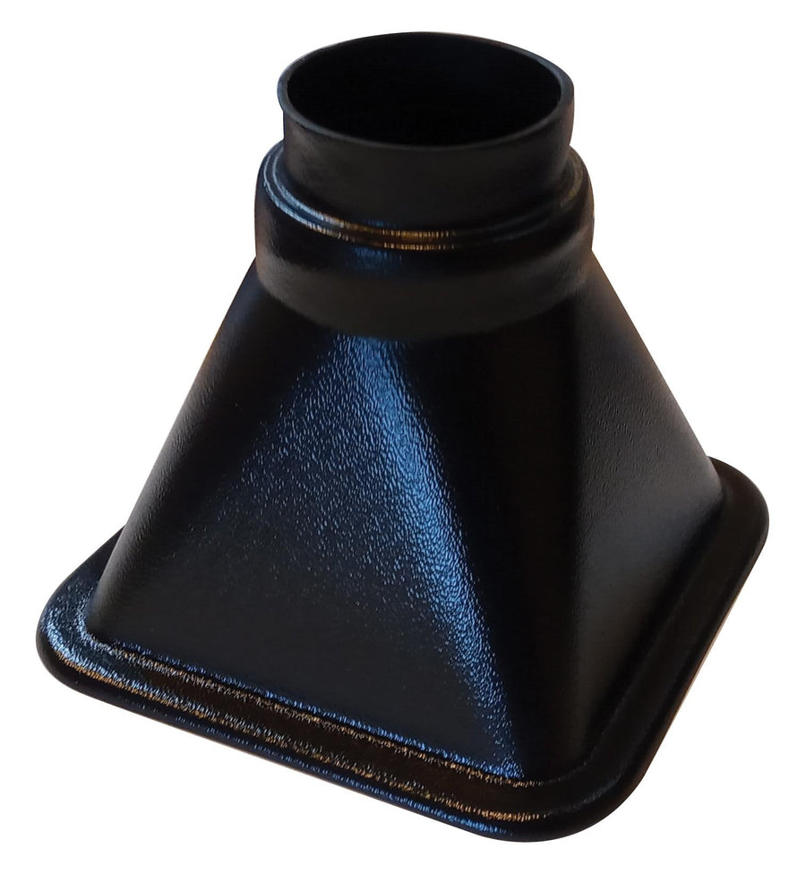 Neliö Revotec Ilmanotto, 130 mm Sisääntulo, 63-76 mm Ulostulo