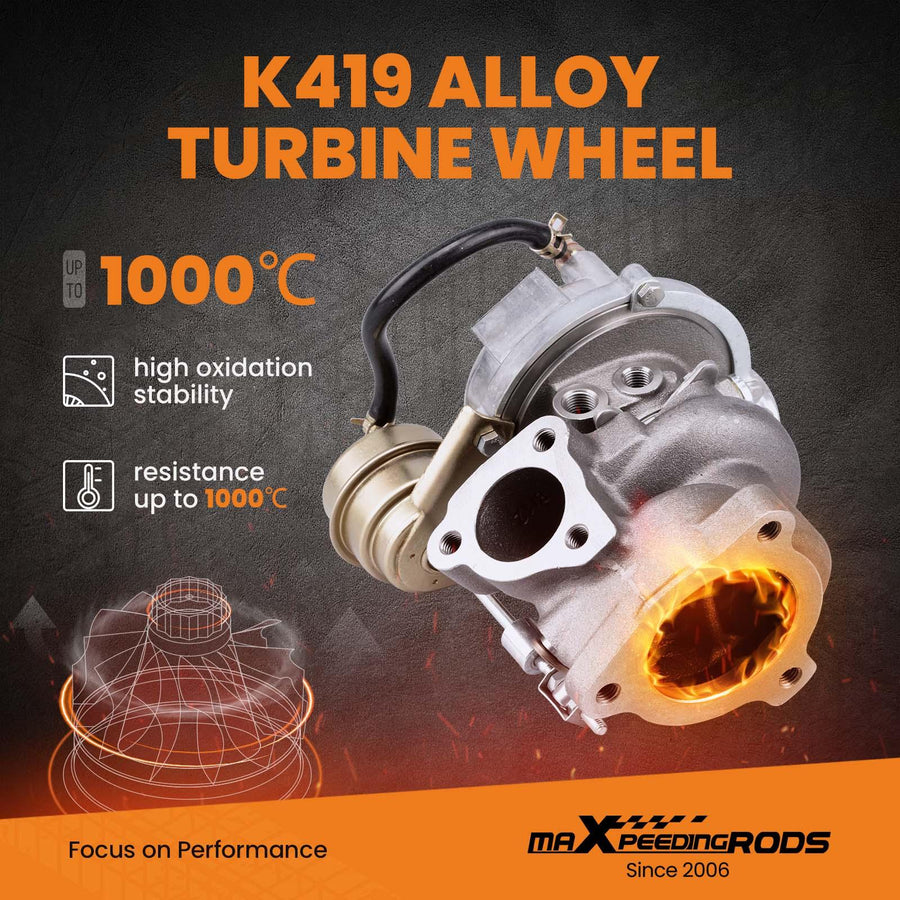Billet kompressorin pyörä katuversio Turboahdin yhteensopiva Audi A4 B5, B6, A6 C5, VW Passat B5 1.8T K04 015