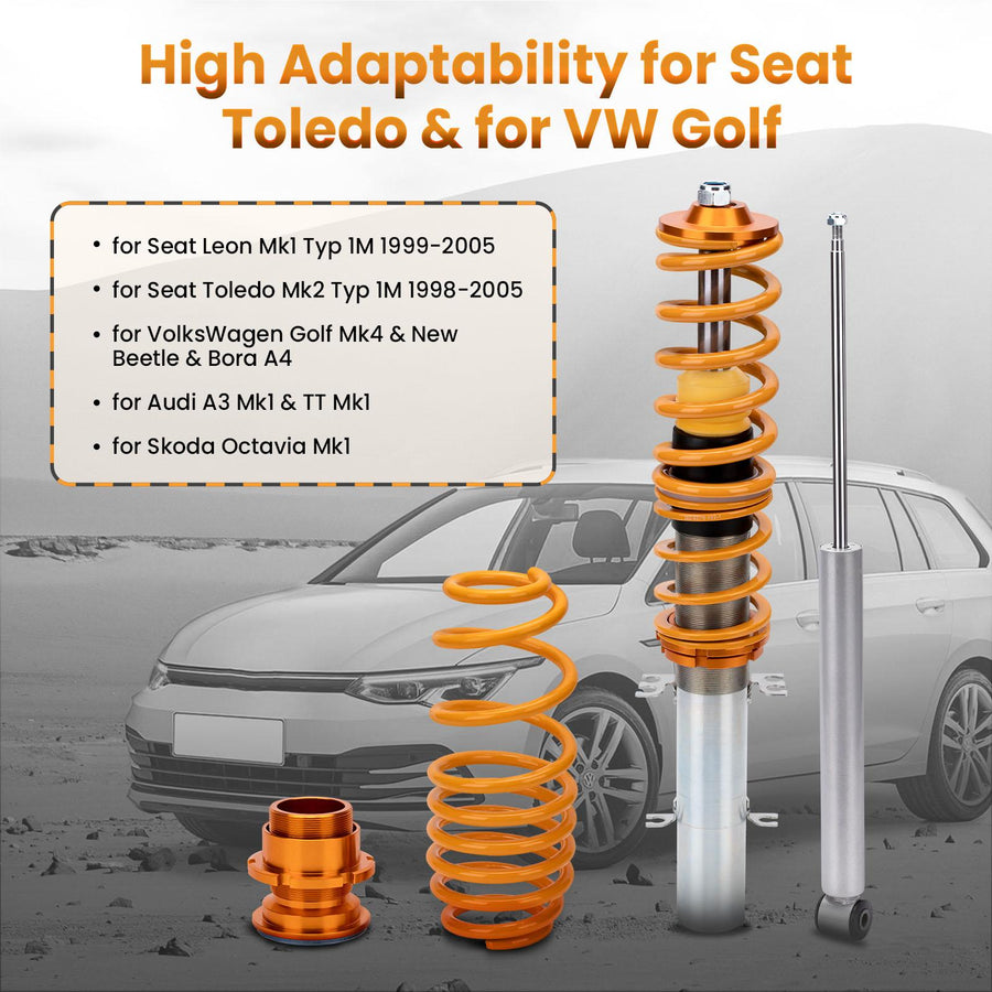 VW Golf MK4 1J Säädettävä coilover-alustasarja