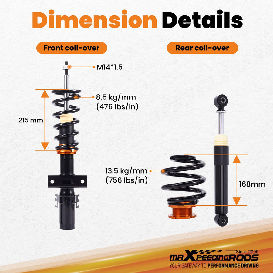 Coilover-alustasarja, VW Transporter Mk5 T5, T6 T28-T30 2003-2015
