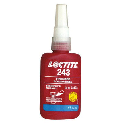 Loctite 243 Keskiluja Kierrelukite (Sininen, 24 ml)
