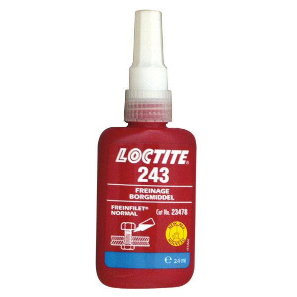 Loctite 243 Keskiluja Kierrelukite (Sininen, 24 ml)