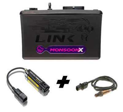 Link Ecu MonsoonX + Ecumaster Lambda to Can + Bosch LSU 4.9 laajakaista lambda -Bundle