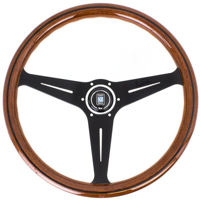Nardi Classic ND39 Ratti, Puu, Musta Upotus, Mustat Puolat, 30 mm Syvyys