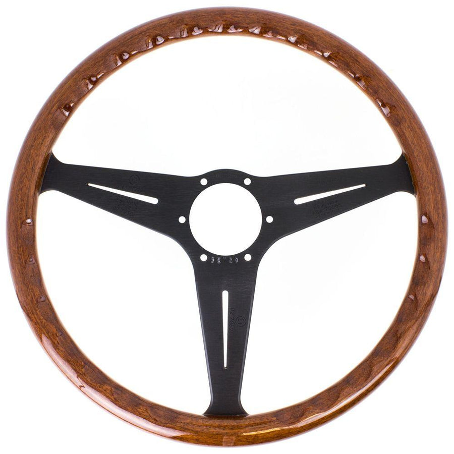 Nardi Classic ND39 Ratti, Puu, Musta Upotus, Mustat Puolat, 30 mm Syvyys