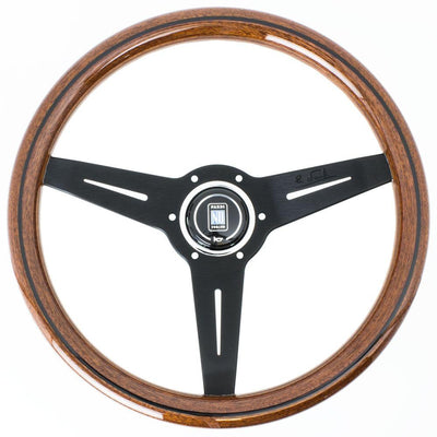 Nardi Classic ND34 Ratti 340 mm – puu, musta inlay & mustat puolat