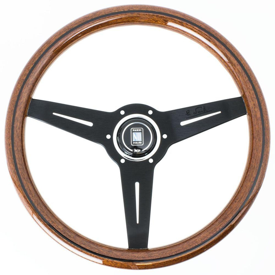 Nardi Classic ND34 Ratti 340 mm – puu, musta inlay & mustat puolat